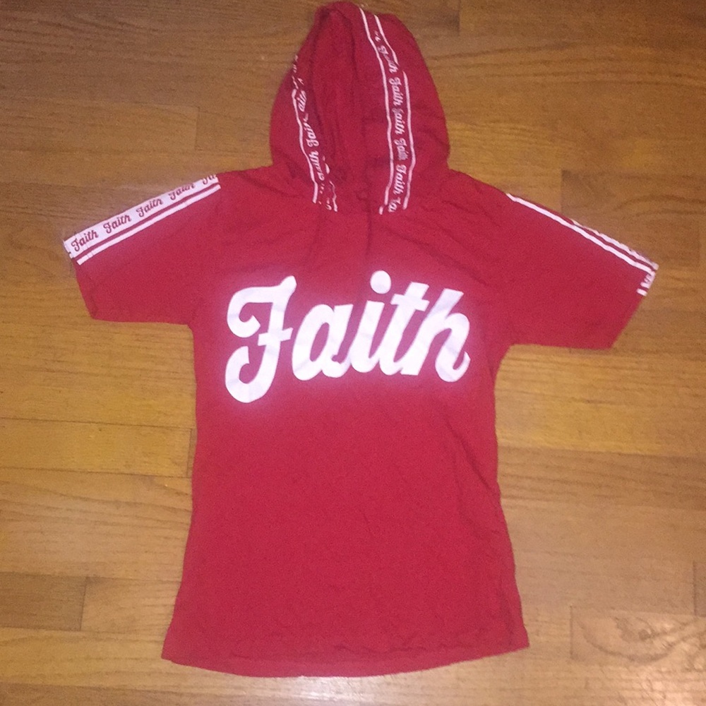 Faith t-shirt hoodie